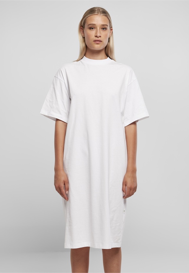 URBAN CLASSICS A-Linien-Kleid »Urban Classics Damen Ladies Organic Long Oversized Tee Dress« 1 Stk. tlg.