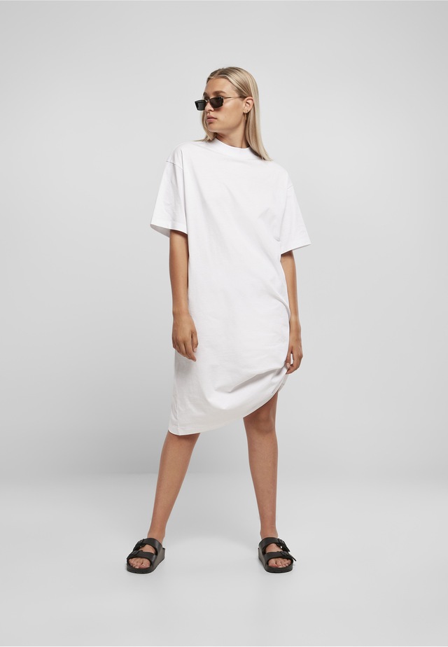URBAN CLASSICS A-Linien-Kleid »Urban Classics Damen Ladies Organic Long Oversized Tee Dress« 1 Stk. tlg.