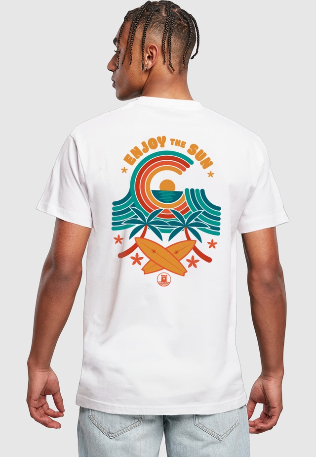 MisterTee T-Shirt »MisterTee Herren Beach Paradise Tee« 1 Stk.