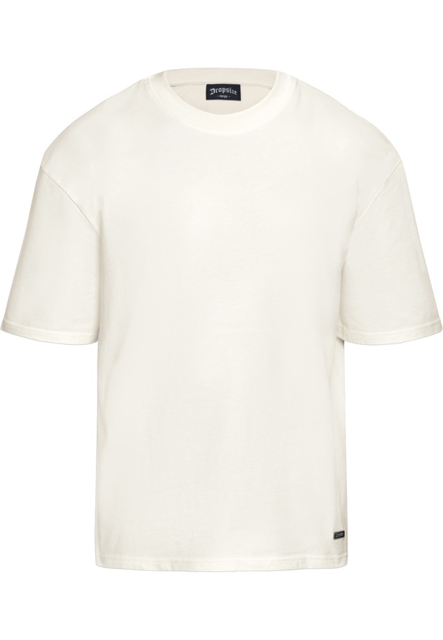 Dropsize T-Shirt »Dropsize Herren Heavy Oversize Metal Patch Basic T-Shirt« 1 Stk.