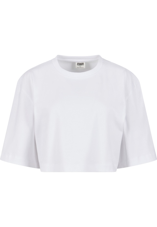 URBAN CLASSICS T-Shirt »Urban Classics Damen Ladies Heavy Organic Oversized Cropped Tee« 1 Stk.