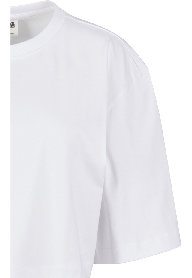 URBAN CLASSICS T-Shirt »Urban Classics Damen Ladies Heavy Organic Oversized Cropped Tee« 1 Stk.