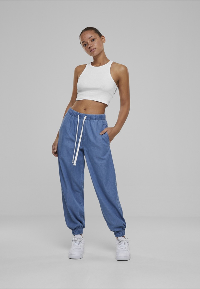 URBAN CLASSICS Jogginghose »Urban Classics Damen Ladies Light Denim Jogpants«