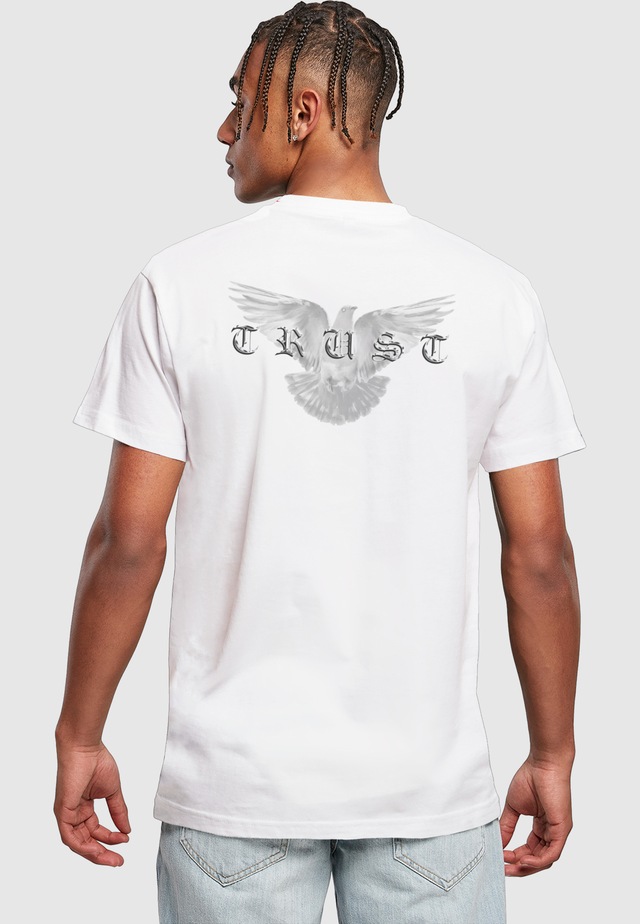 MisterTee T-Shirt »MisterTee Herren Trust Dove T-Shirt« 1 Stk.