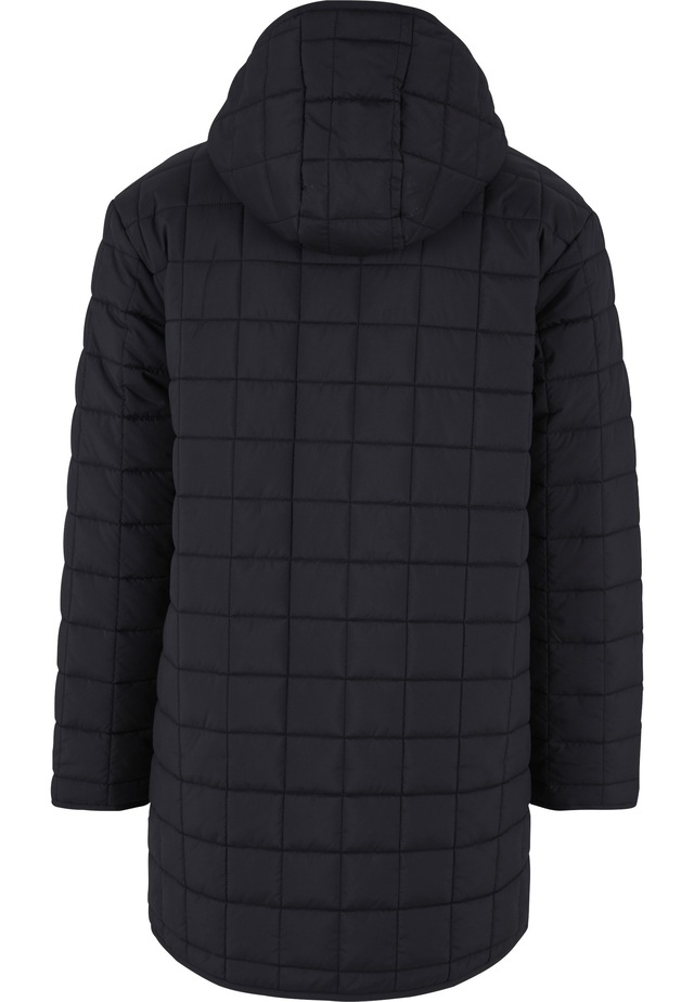 URBAN CLASSICS Winterjacke »Urban Classics Herren Polar Fleece Lined Parka« 1 Stk. tlg. mit Kapuze