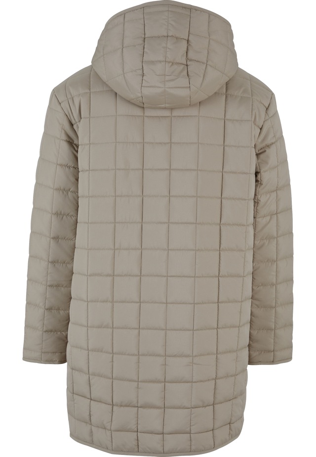 URBAN CLASSICS Winterjacke »Urban Classics Herren Polar Fleece Lined Parka« 1 Stk. tlg. mit Kapuze
