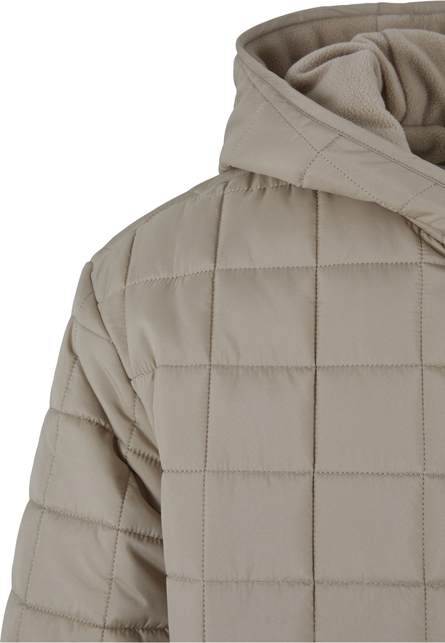 URBAN CLASSICS Winterjacke »Urban Classics Herren Polar Fleece Lined Parka« 1 Stk. tlg. mit Kapuze