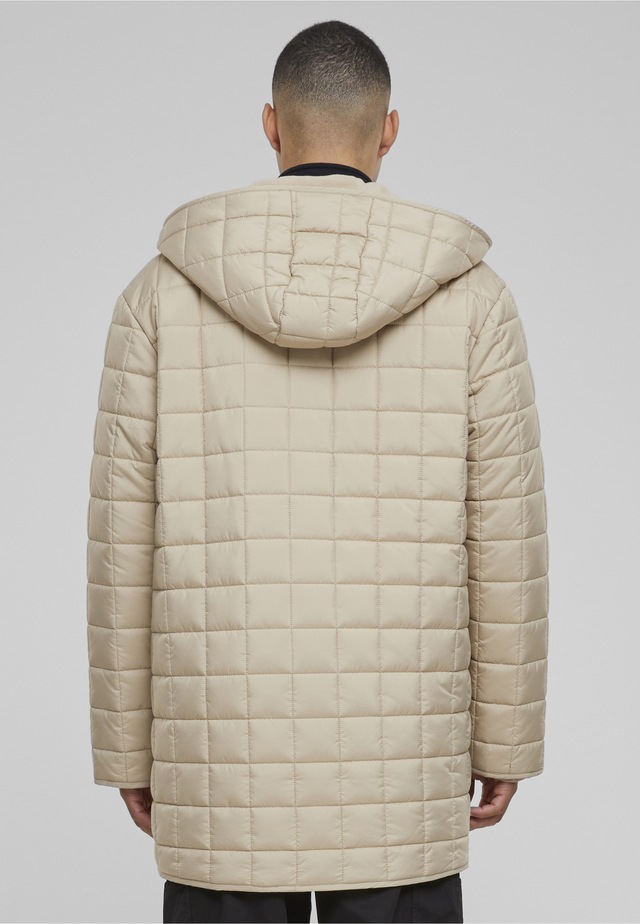 URBAN CLASSICS Winterjacke »Urban Classics Herren Polar Fleece Lined Parka« 1 Stk. tlg. mit Kapuze