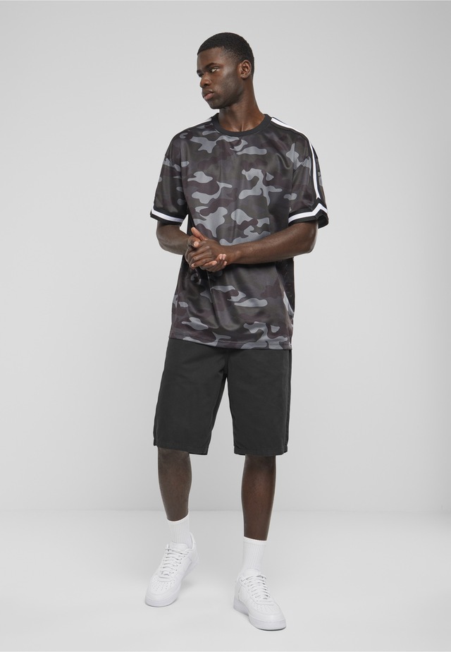 URBAN CLASSICS T-Shirt »Urban Classics Herren Oversized Mesh AOP Tee« 1 Stk.