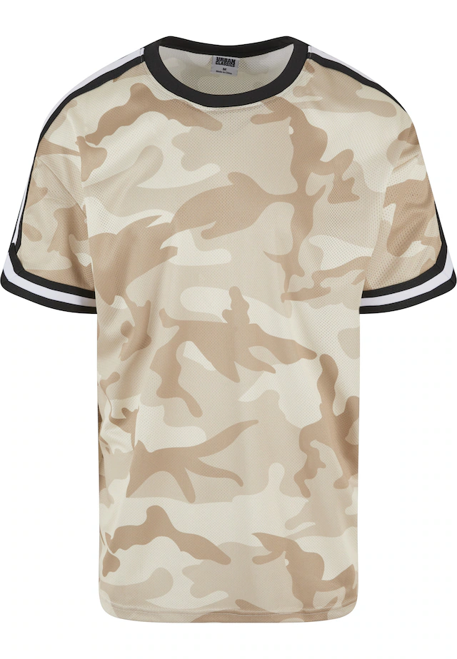 URBAN CLASSICS T-Shirt »Urban Classics Herren Oversized Mesh AOP Tee« 1 Stk.