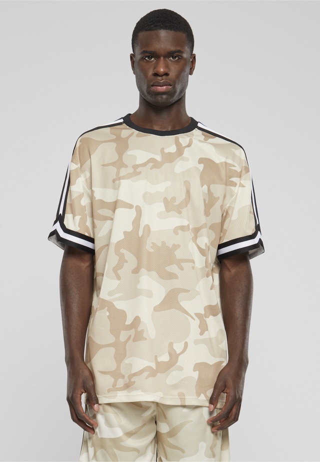 URBAN CLASSICS T-Shirt »Urban Classics Herren Oversized Mesh AOP Tee« 1 Stk.
