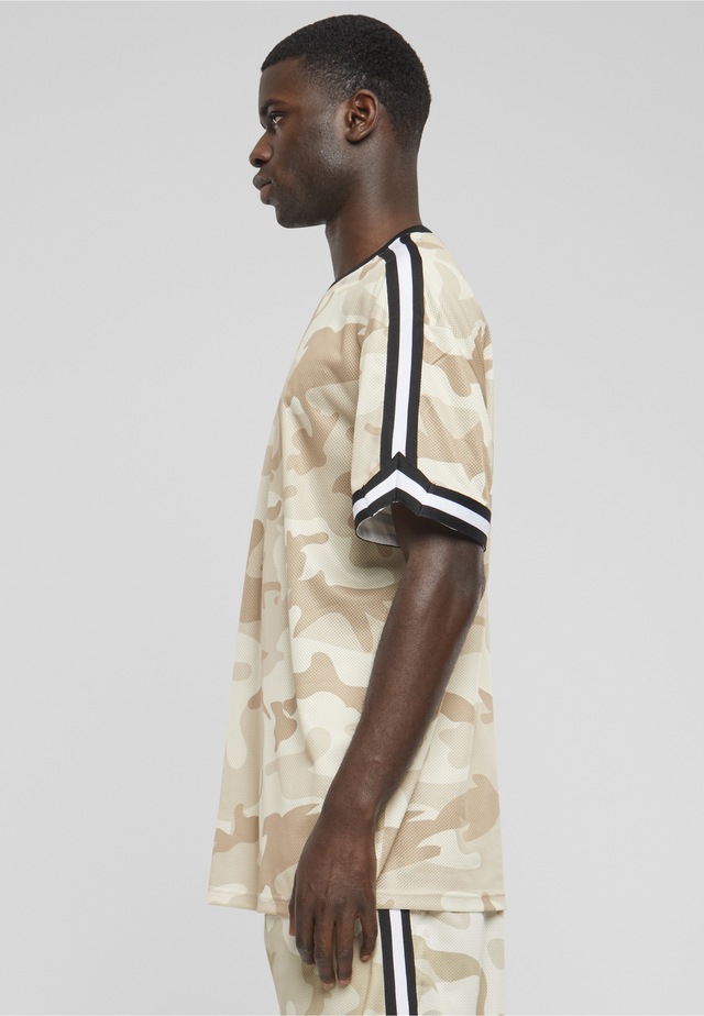 URBAN CLASSICS T-Shirt »Urban Classics Herren Oversized Mesh AOP Tee« 1 Stk.