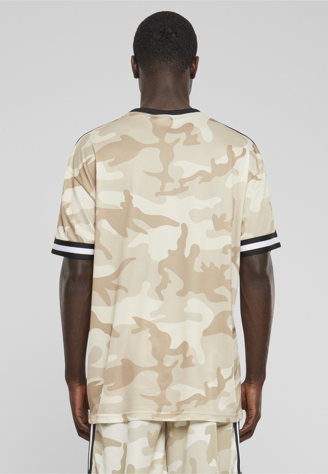 URBAN CLASSICS T-Shirt »Urban Classics Herren Oversized Mesh AOP Tee« 1 Stk.