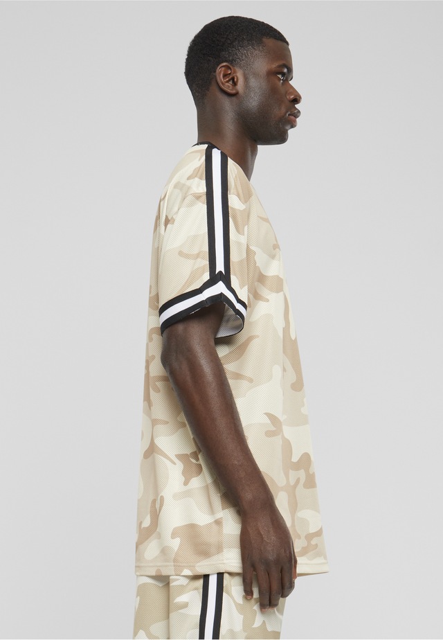 URBAN CLASSICS T-Shirt »Urban Classics Herren Oversized Mesh AOP Tee« 1 Stk.