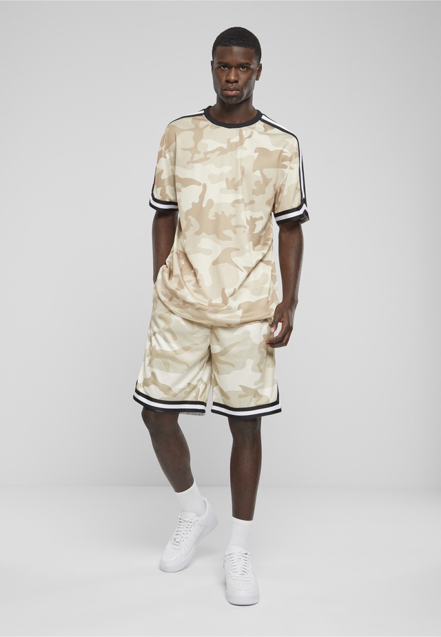 URBAN CLASSICS T-Shirt »Urban Classics Herren Oversized Mesh AOP Tee« 1 Stk.