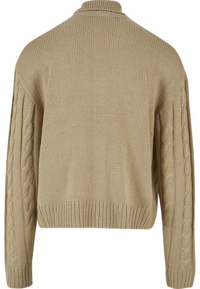 URBAN CLASSICS Rundhalspullover »Urban Classics Herren Boxy Roll Neck Sweater« 1 Stk.
