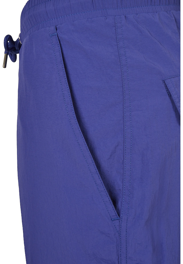 URBAN CLASSICS Schultertasche »Urban Classics Damen Ladies High Waist Crinkle Nylon Cargo Pants«
