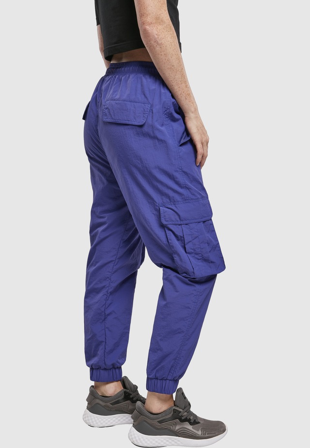 URBAN CLASSICS Schultertasche »Urban Classics Damen Ladies High Waist Crinkle Nylon Cargo Pants«