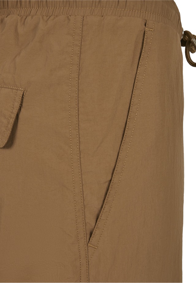 URBAN CLASSICS Schultertasche »Urban Classics Damen Ladies High Waist Crinkle Nylon Cargo Pants«