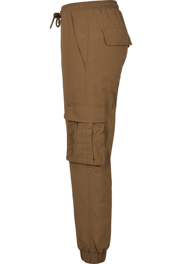 URBAN CLASSICS Schultertasche »Urban Classics Damen Ladies High Waist Crinkle Nylon Cargo Pants«