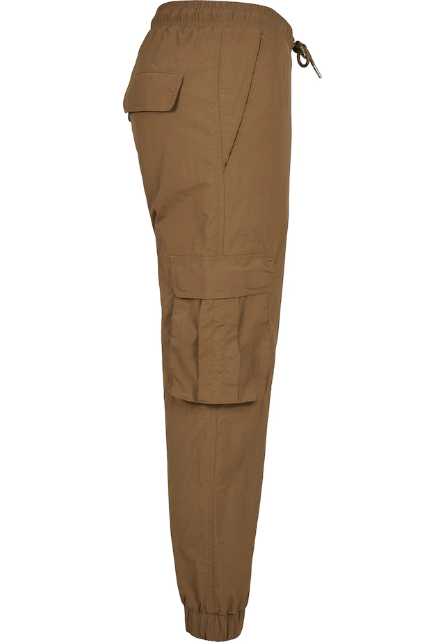 URBAN CLASSICS Schultertasche »Urban Classics Damen Ladies High Waist Crinkle Nylon Cargo Pants«