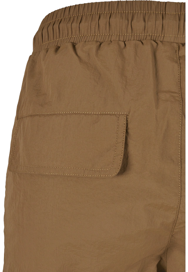 URBAN CLASSICS Schultertasche »Urban Classics Damen Ladies High Waist Crinkle Nylon Cargo Pants«