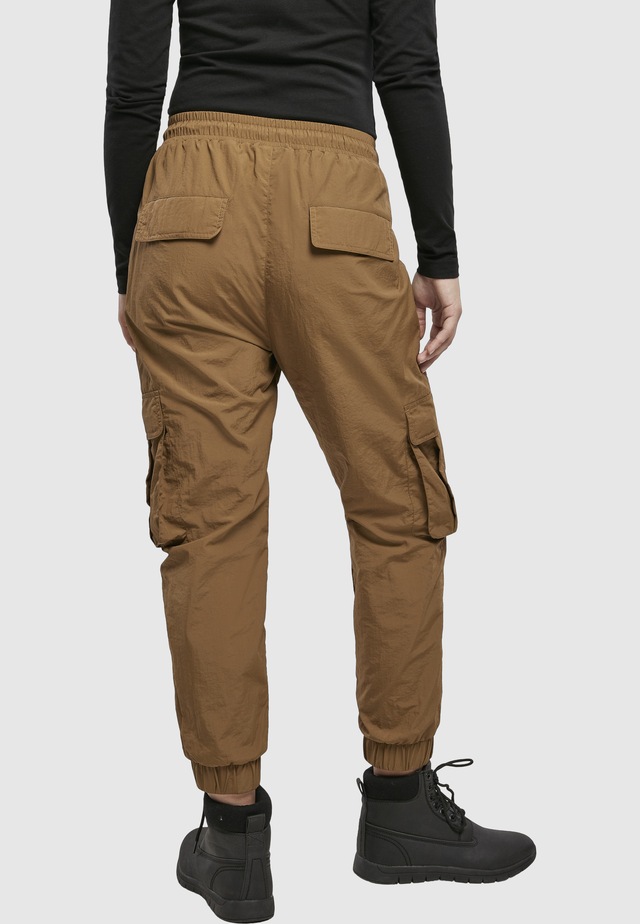URBAN CLASSICS Schultertasche »Urban Classics Damen Ladies High Waist Crinkle Nylon Cargo Pants«