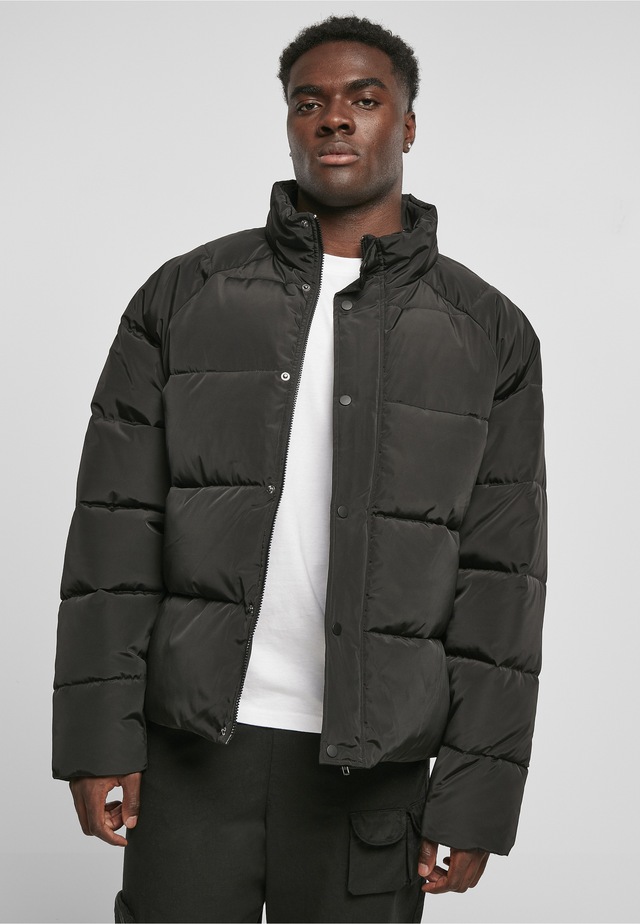 URBAN CLASSICS Winterjacke »Urban Classics Herren Raglan Puffer Jacket« 1 Stk. tlg. ohne Kapuze