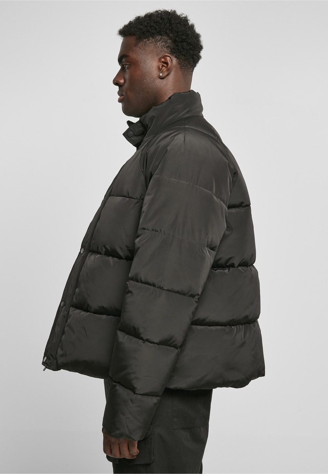 URBAN CLASSICS Winterjacke »Urban Classics Herren Raglan Puffer Jacket« 1 Stk. tlg. ohne Kapuze