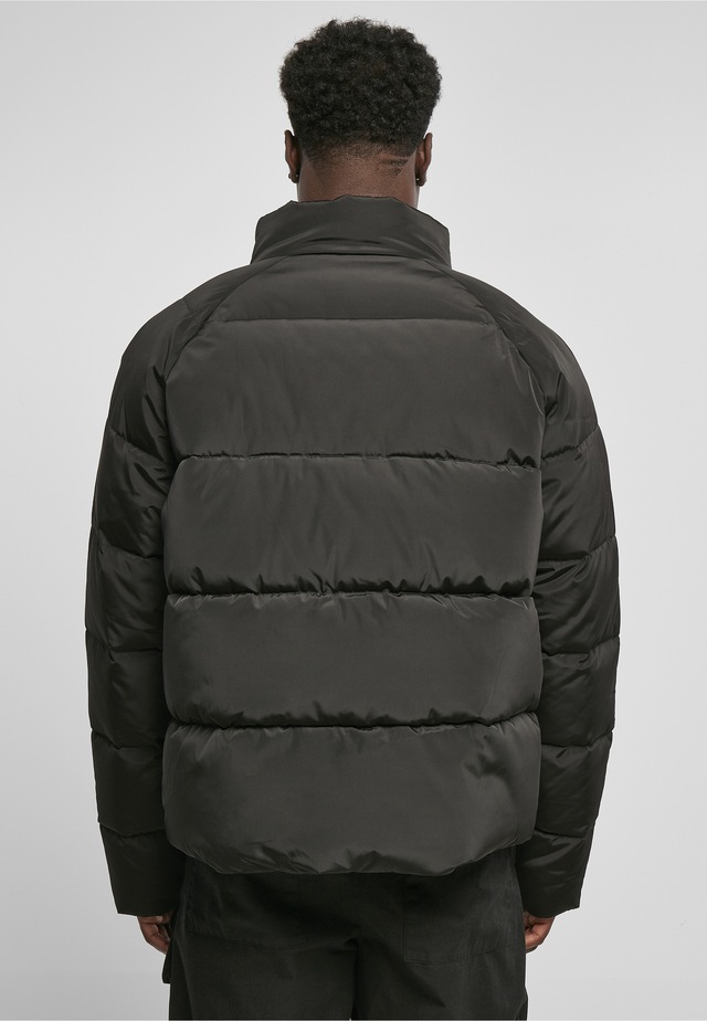 URBAN CLASSICS Winterjacke »Urban Classics Herren Raglan Puffer Jacket« 1 Stk. tlg. ohne Kapuze
