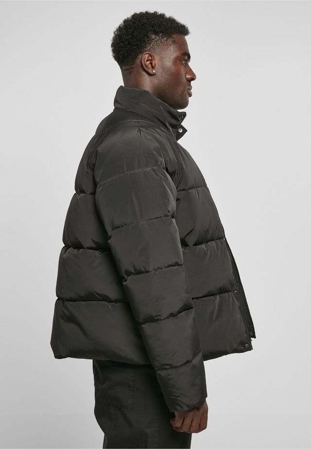 URBAN CLASSICS Winterjacke »Urban Classics Herren Raglan Puffer Jacket« 1 Stk. tlg. ohne Kapuze