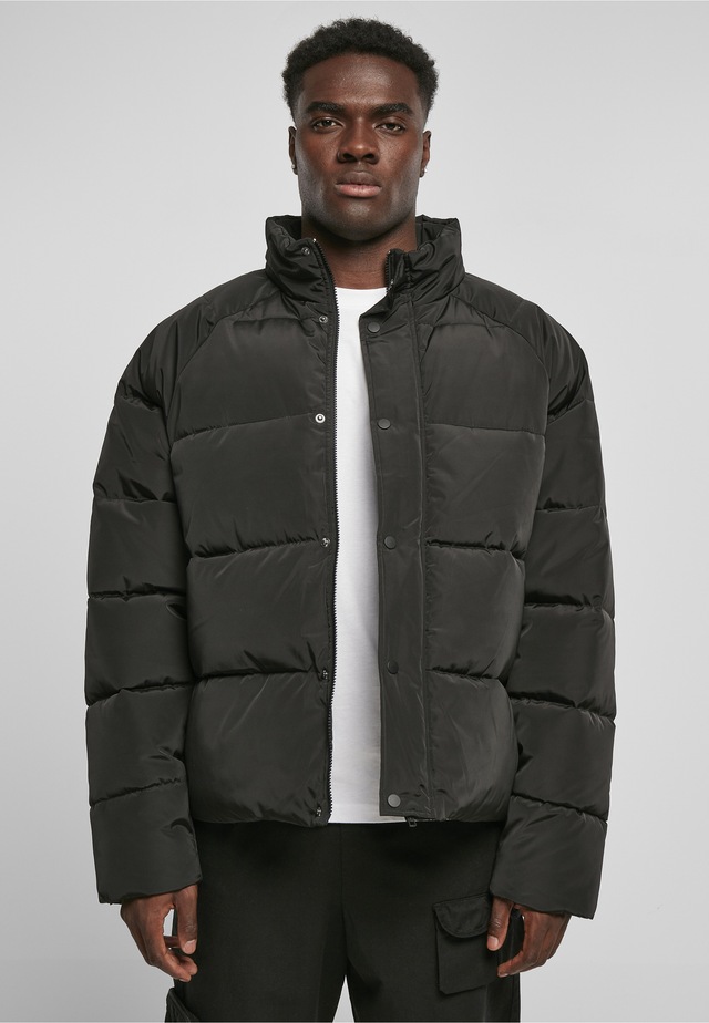 URBAN CLASSICS Winterjacke »Urban Classics Herren Raglan Puffer Jacket« 1 Stk. tlg. ohne Kapuze