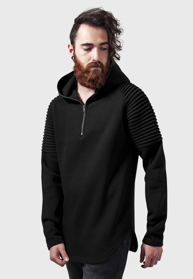 URBAN CLASSICS Kapuzenpullover »Urban Classics Herren Pleat Sleeves Terry Hoody« 1 Stk.