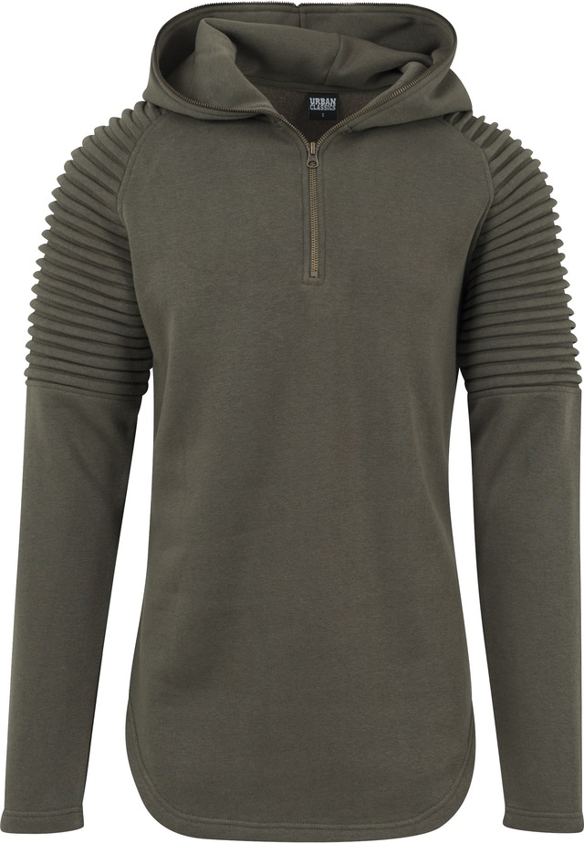 URBAN CLASSICS Kapuzenpullover »Urban Classics Herren Pleat Sleeves Terry Hoody« 1 Stk.
