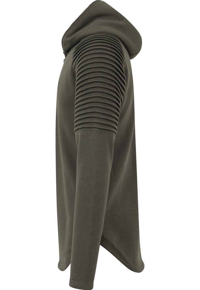 URBAN CLASSICS Kapuzenpullover »Urban Classics Herren Pleat Sleeves Terry Hoody« 1 Stk.