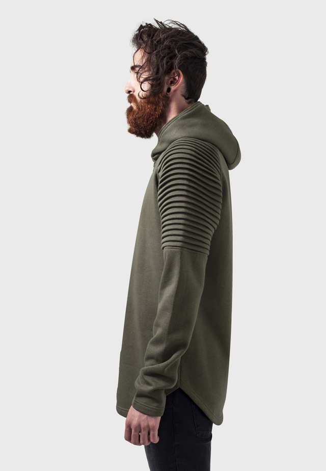 URBAN CLASSICS Kapuzenpullover »Urban Classics Herren Pleat Sleeves Terry Hoody« 1 Stk.