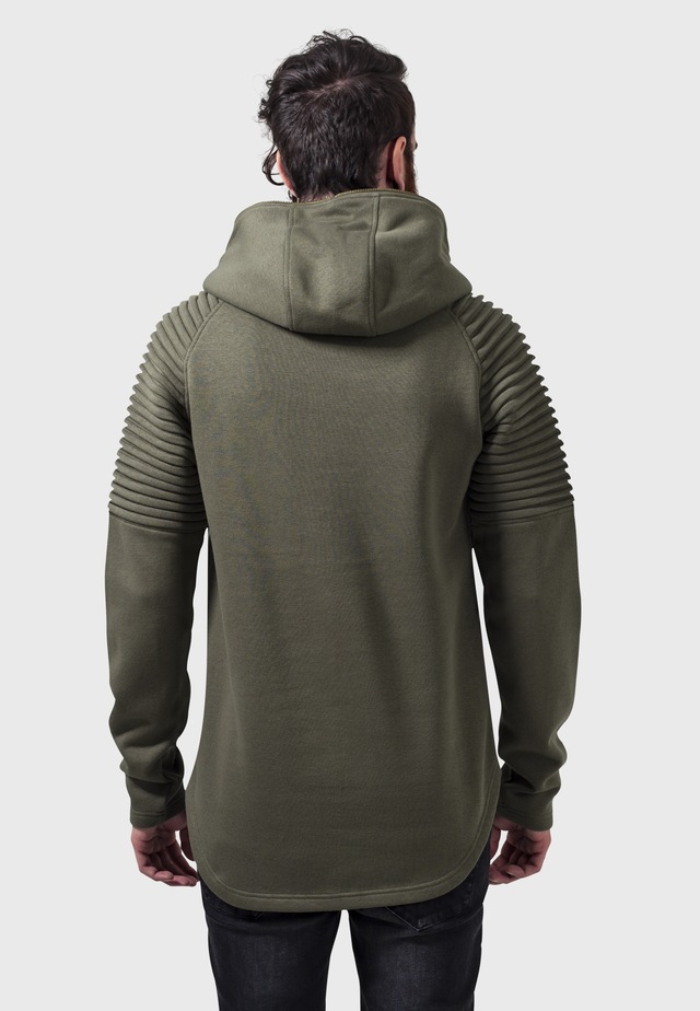 URBAN CLASSICS Kapuzenpullover »Urban Classics Herren Pleat Sleeves Terry Hoody« 1 Stk.