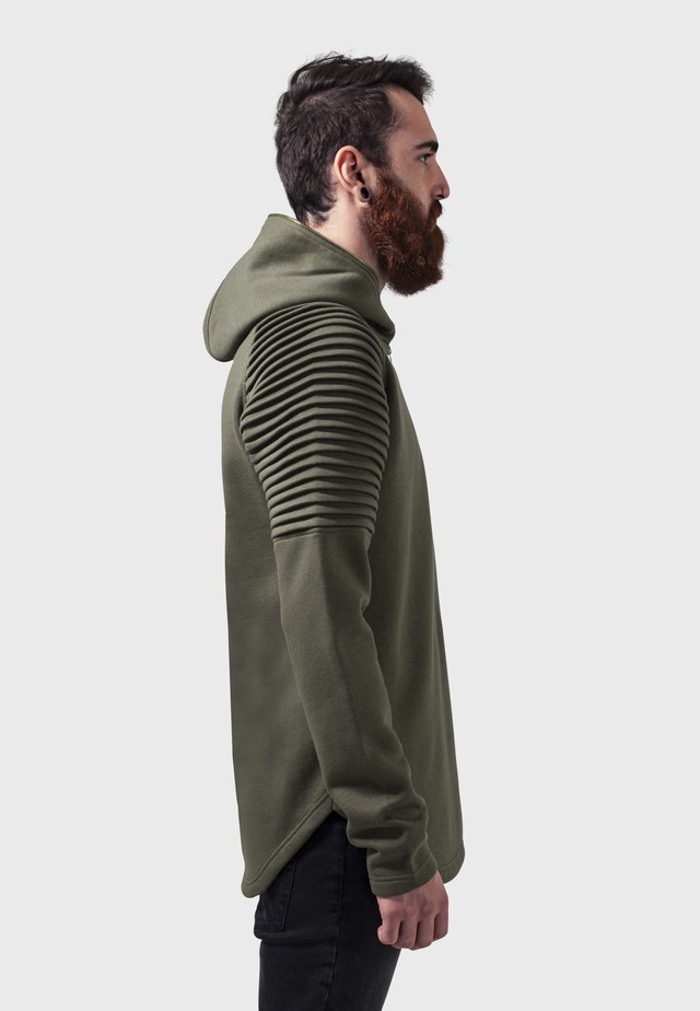 URBAN CLASSICS Kapuzenpullover »Urban Classics Herren Pleat Sleeves Terry Hoody« 1 Stk.
