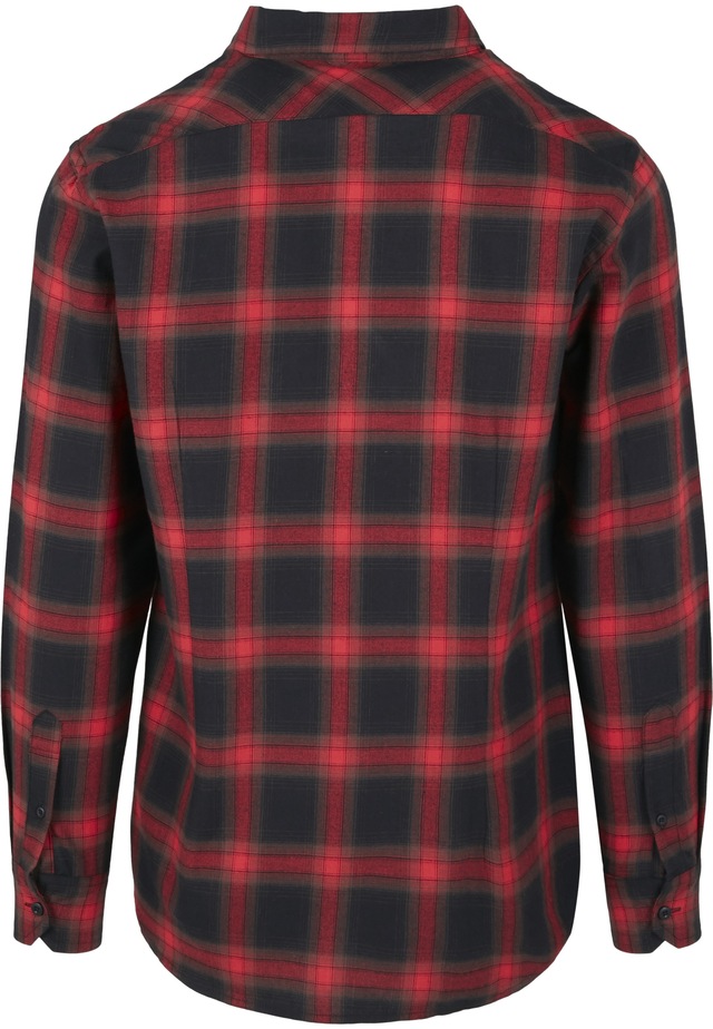 URBAN CLASSICS Langarmhemd »Urban Classics Herren Checked Flanell Shirt 6« 1