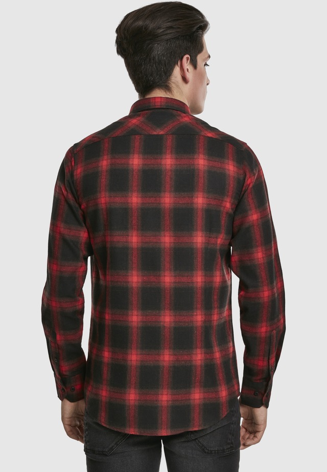 URBAN CLASSICS Langarmhemd »Urban Classics Herren Checked Flanell Shirt 6« 1