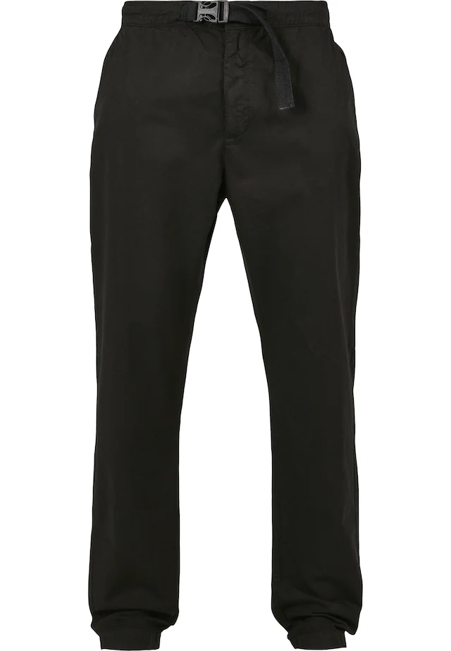 URBAN CLASSICS Stoffhose »Urban Classics Herren Straight Leg Chino with Belt«