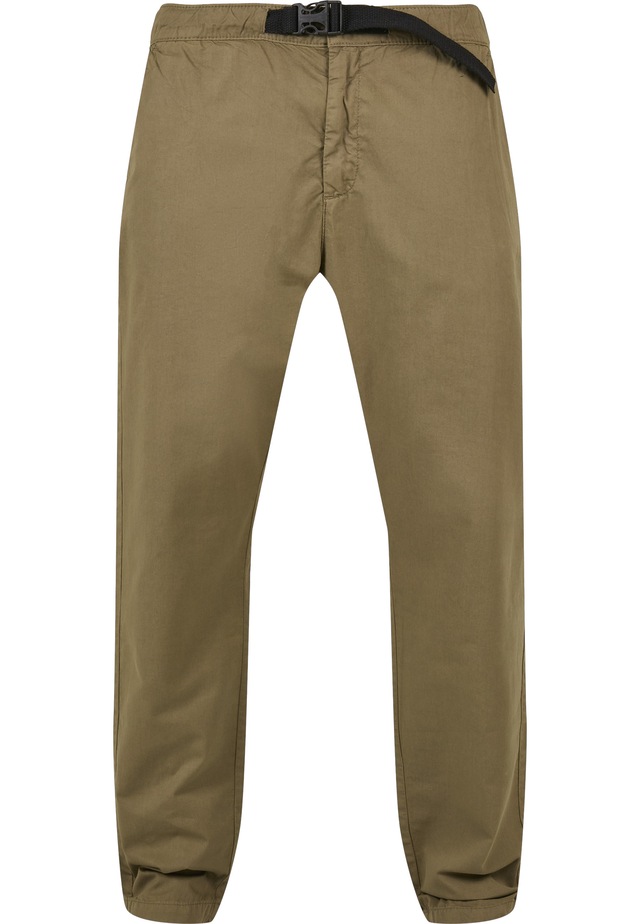 URBAN CLASSICS Stoffhose »Urban Classics Herren Straight Leg Chino with Belt«