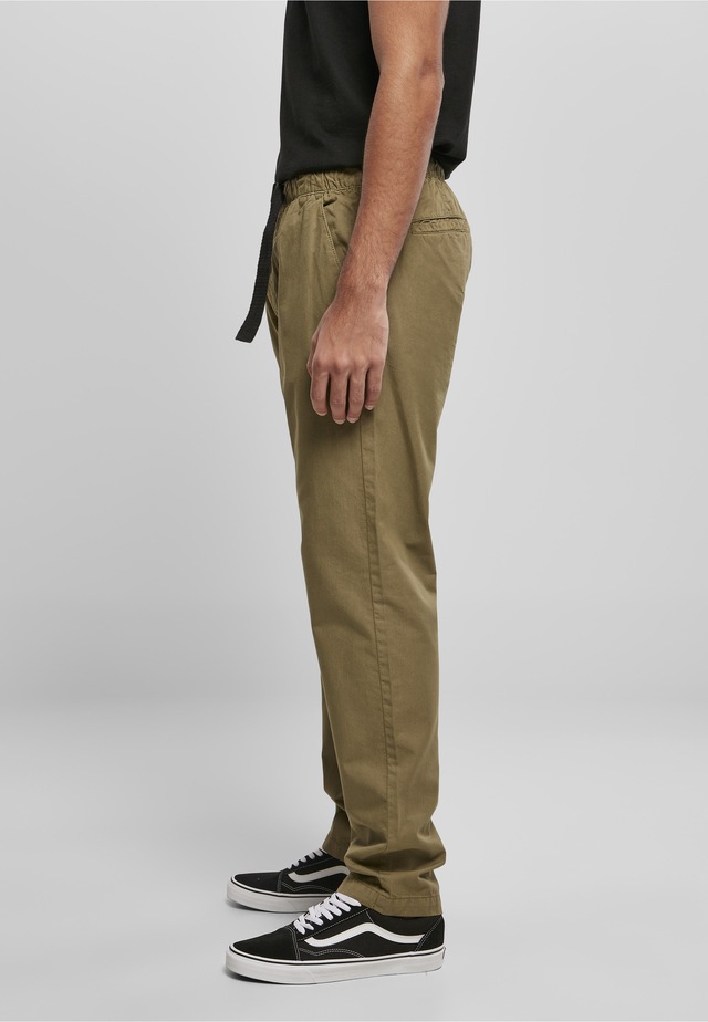 URBAN CLASSICS Stoffhose »Urban Classics Herren Straight Leg Chino with Belt«
