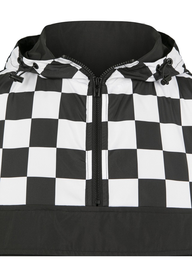 URBAN CLASSICS Langmantel »Urban Classics Herren Check Pull Over Jacket«