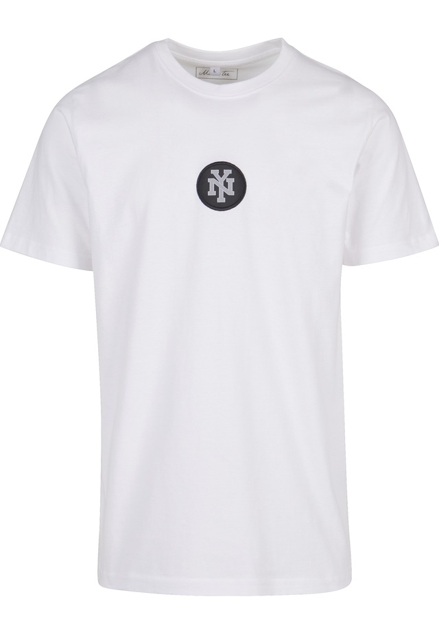 MisterTee Kurzarmshirt »MisterTee Herren NY Patch Tee« 1 Stk.