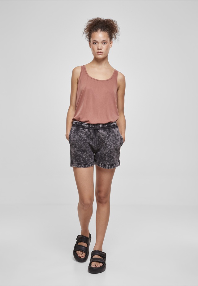 URBAN CLASSICS Sweatshorts »Urban Classics Damen Ladies Towel Washed Sweat Shorts«