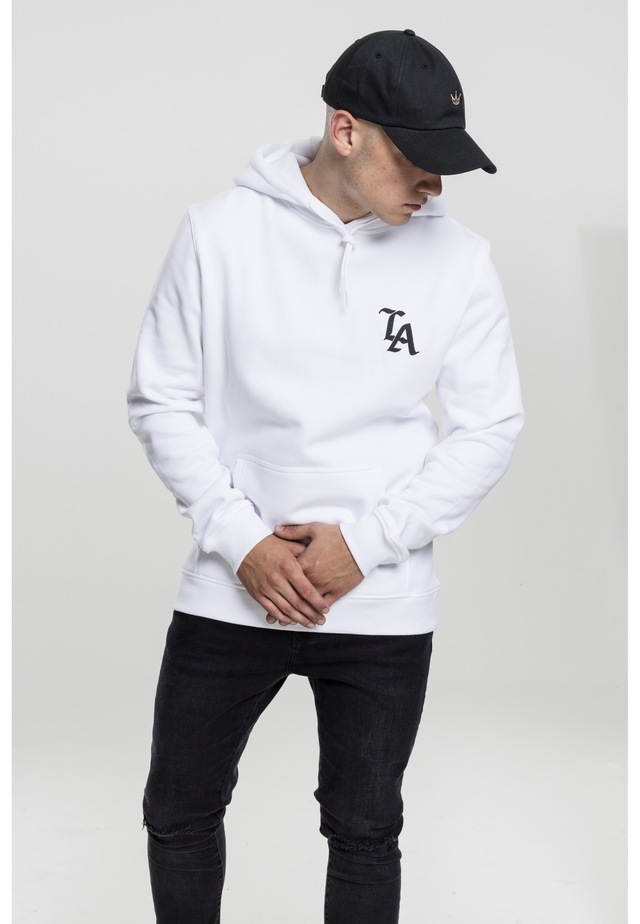 MisterTee Rundhalspullover »MisterTee Herren LA Hoody« 1 Stk.