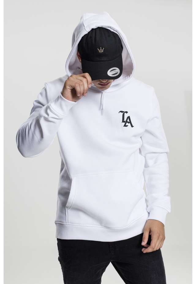 MisterTee Rundhalspullover »MisterTee Herren LA Hoody« 1 Stk.