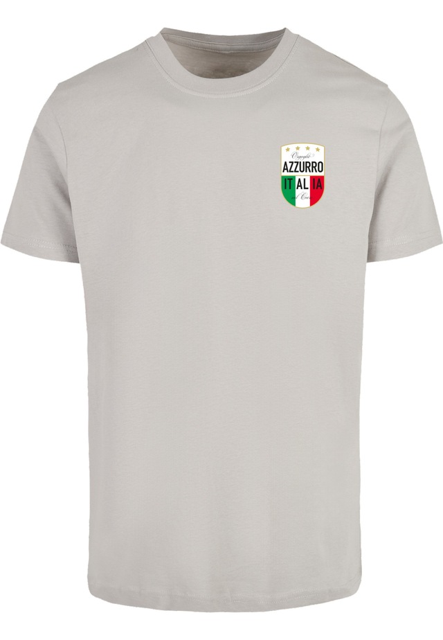 MisterTee T-Shirt »MisterTee Azurro Italia Crest Tee« 1 Stk.