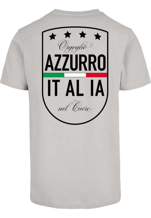 MisterTee T-Shirt »MisterTee Azurro Italia Crest Tee« 1 Stk.